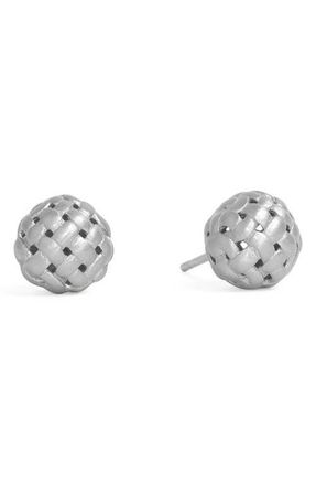 Dean Davidson Weave Ball Stud Earrings in Silver at Nordstrom