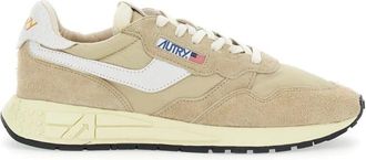 Autry Reel Wind Beige Lage Sneakers - Heren - Sneakers - Beige - 42 EU - Su&egrave;de - Schoenen