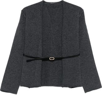 Philo-Sofie Cardigan con cintura - Grigio