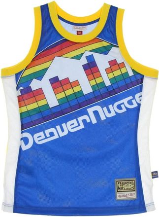 Mitchell & Ness Denver Nuggets Basketbal Tanktop - Heren - Fitness - Veelkleurig - XL - Polyester - Fitness