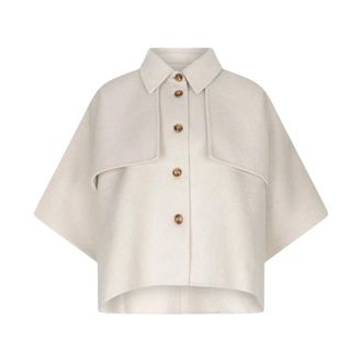 Ibana Dames, Jassen, Beige, Maat: S Wol