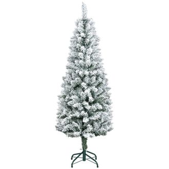 OEM &Aacute;rbol De Navidad Artificial Nevado 150 Cm Con 317 Ramas Y Soporte De Metal &Aacute;rbol De Navide&ntilde;o Para Sal&oacute;n Interior Verde