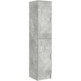 vidaXL Cantero Gris Hormig&oacute;n 35 X 39 X 168 Cm Madera Contrachapada Vidaxl
