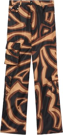 Pucci Pantaloni con stampa - Nero