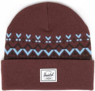 Herschel Elmer Fair Isle Beanie in Bitter Chocolate Fair Isle at Nordstrom Rack