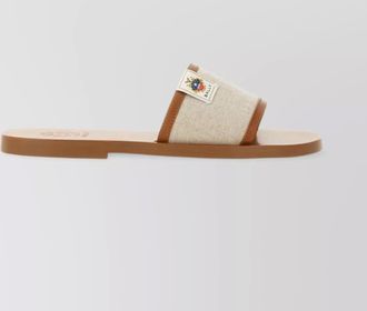 Bally slide sandal sollie open toe