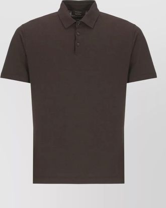 Zanone menswear polo shirt short sleeves collar