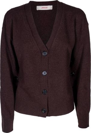 Jucca Dames, Truien, Paars, Maat: XS Wol