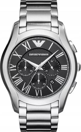 Emporio Armani Valente Chronograph - Heren - Horloges - Grijs - ONE Size - Accessoires