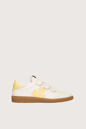 Isabel Marant Womens Beth Velcro Sneaker In Butter