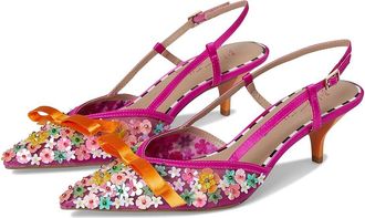 Blue by Betsey Johnson Sadyy Womens Wedge Shoes Fuchsia : 6.5 M, Leather/Rubber