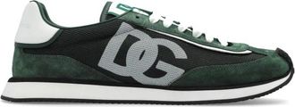 Dolce & Gabbana Sportschoenen met logo - Heren - Sneakers - Veelkleurig - 41 EU - Leer - Schoenen