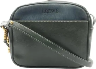 Loewe Pre-owned Shoulder Bag - Dames - Vintage Schoudertas - Groen - ONE Size - Leer - Vintage