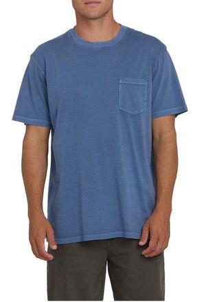 Billabong Essential Cotton Pocket T-Shirt in Blue Horizon at Nordstrom, Size Small