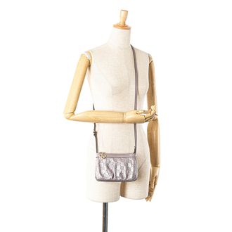 Gucci Gg Patroon Leren Schoudertas