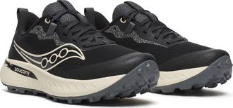 Saucony Peregrine 15 Trail Running Shoe in Black/Pearl at Nordstrom, Size 8.5