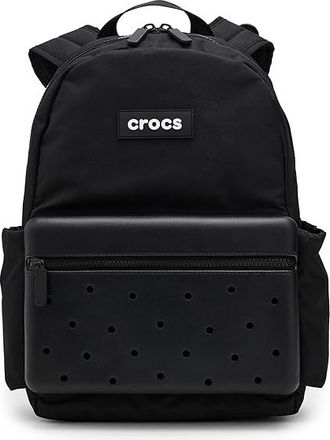 Crocs Nylon Backpack Backpack Bags Black, Nylon/Polyester/Vinyl