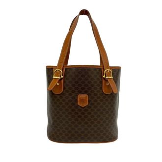 Celine Brown Pvc Leather Handbag Shoulder Bag Tote Bag (Pre-Owned)