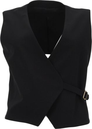 Pantaloni Torino Angela Virgin Wool Wrap Gilet