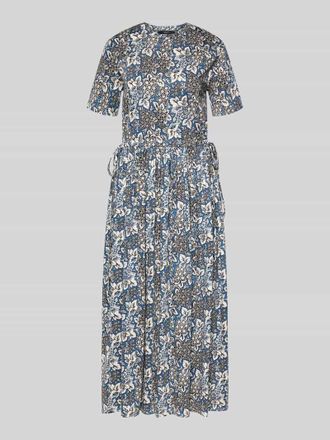 Max Mara Tailliertes Freizeitkleid aus reiner Baumwolle Modell FASCINO in Mittelgrau, Gr&ouml;&szlig;e XXL