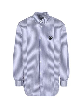 Comme Des Garçons Camicia A Righe Logo