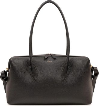 Yuzefi Brioche Duffle - Dames - Schoudertassen - Zwart - ONE Size - Leer - Tassen