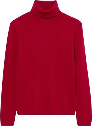 Brooks Brothers Cashmere coltrui - Dames - Cashmere truien - Rood - XS - Kasjmier - Truien & Vesten