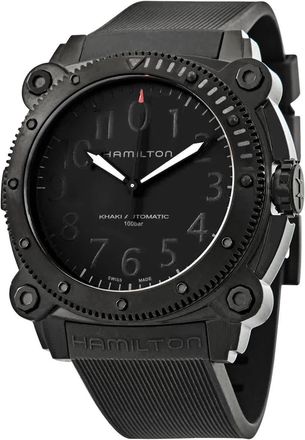 Hamilton Khaki Navy Automatic Black Dial Mens Watch H78505332