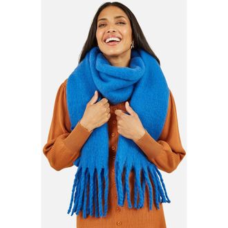 Yumi Soft Touch Scarf in Blue at Nordstrom