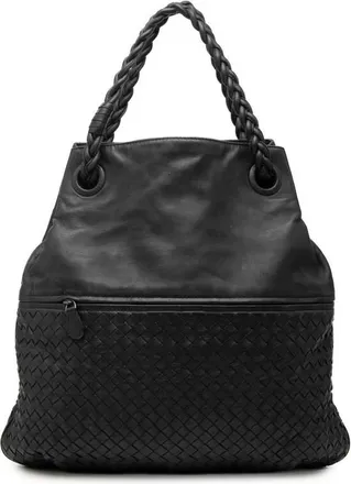 Bottega Veneta Pre-owned Bottega Veneta Nappa Intrecciato Julie Tote Unisex S1BWACVIPD1Q6M4Q