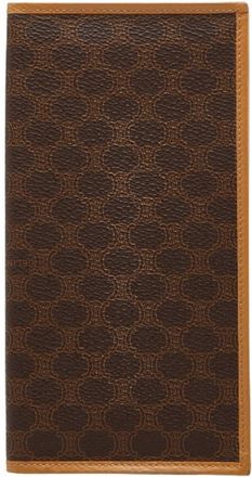 Celine Brown Pvc Leather Bill Wallet (Bi-Fold) (Pre-Owned)