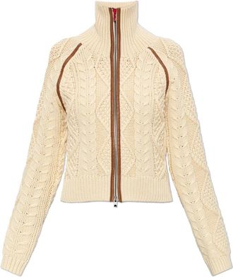 Diesel M-Intelle Cardigan - Dames - Vesten - Beige - L - Katoen - Truien & Vesten