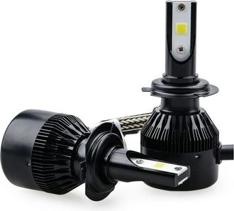 Trade Shop Trade Shop Traesio - Trade Shop - Par De L&aacute;mparas B22 Para Luces De Cruce Y De Carretera H4 Led 12v-24v 48w Coche Motocicleta