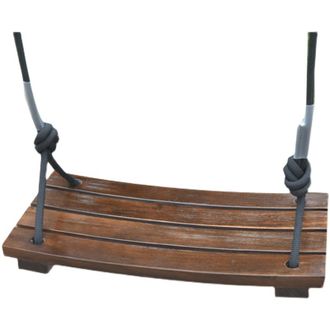 OEM Columpio De Madera Para Adultos Y Ni&ntilde;os, Asiento De &Aacute;rbol Para Exteriores Con Accesorios, Juego De Jard&iacute;n, Peso M&aacute;ximo 200 Kg