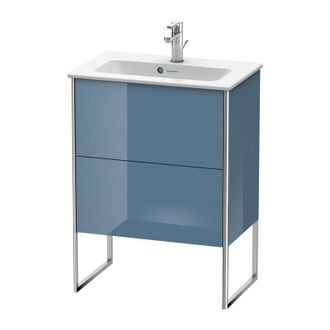 Duravit Duravit Xsquare Mueble De Cocina Compacto Vertical 61,0x38,8 Cm, 2 Cajones, Para Lavabo Me De Starck 234263, Color (frente/cuerpo): Laca De Alto Brill