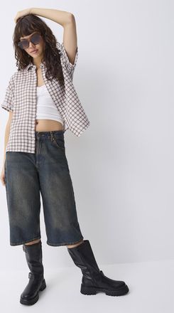 Twik Womens Short-sleeve organic cotton gauze shirt