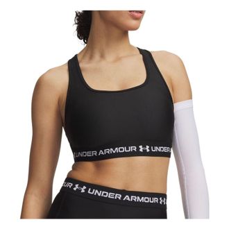 Under Armour (WMNS) Under Armour Crossback Mid Sports Bra Asia Sizing Ultimate Black White 1361034-011