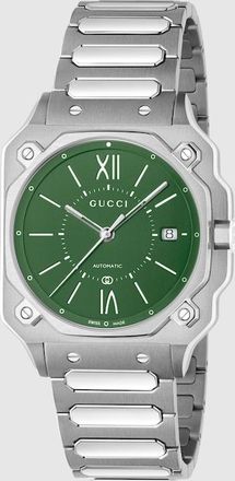 Gucci G-Flat Watch, 36mm, Green, Steel
