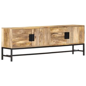 vidaXL Vidaxl - Mueble Para Tv De Madera Maciza De Mango 140x30x50 Cm
