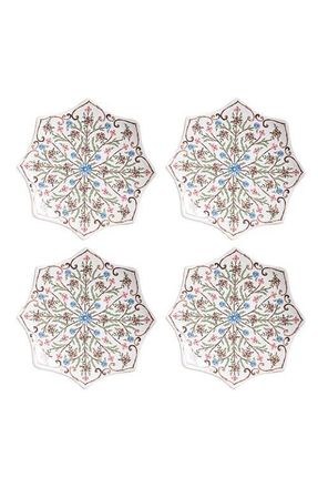 Juliska Villa Seville Set of Four Scalloped Cocktail Plates in Chambray at Nordstrom