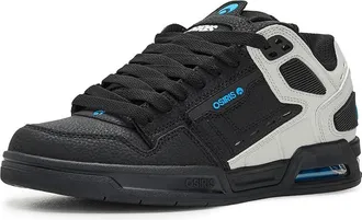 Osiris Peril Mens Skate Shoes Black/Grey/Cyan : 10.5 D - Medium, Synthetic