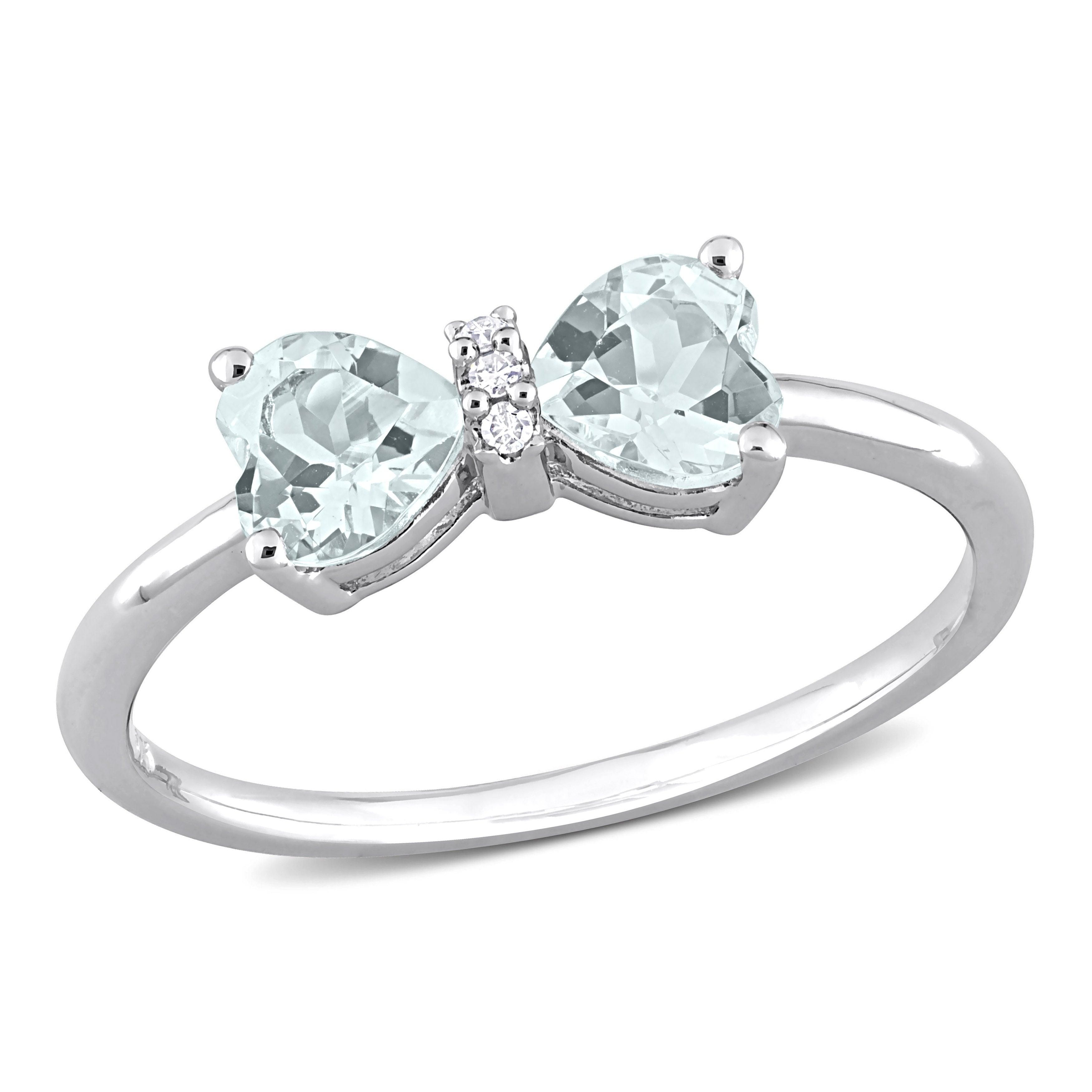Mimi & Max 1 1/10ct TGW Cubic Zirconia Crisscross Ring in