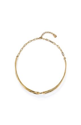 UNOde50 Choker Necklace With White Topaz in Gold at Nordstrom