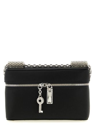Dolce & Gabbana Black Viscose Crossbody Womens Bag