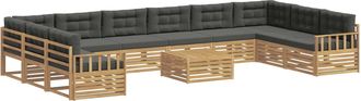 vidaXL Juegos De Sof&aacute;s 11 Uds. Vidaxl