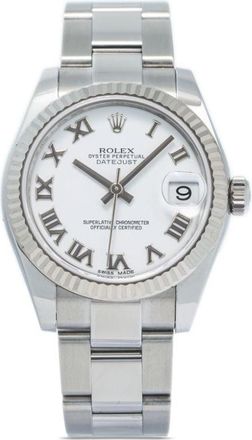 Rolex 2015 pre-owned Datejust 31mm - unisex - stainless steel/Sapphire Glass - One Size - Silver