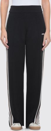 Autry Pantaloni jogging in maglia di lana e cashmere con coulisse e vita alta
