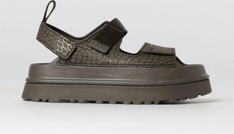 UGG Sandalo GoldenGlow Embossed Ugg in gomma goffrata cocco