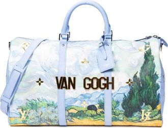 Louis Vuitton Borsa a mano Van Gogh Keepall Bandouli&egrave;re 2023 - Viola