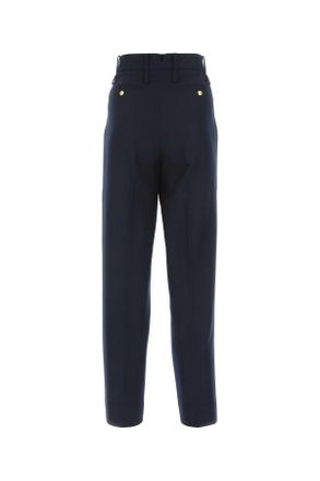 Gucci Womens Midnight Blue Cashmere Pant 4440 Exteiror: Pantaloni